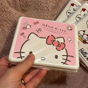 Small storage bins hello kitty